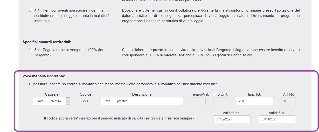 Recupero prestito colf e badanti voce ricorrente Recupero prestito colf e badanti voce ricorrente